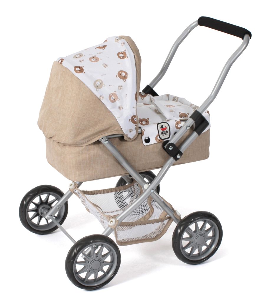 Bayer Chic 2000 - Mini-Puppenwagen Smarty, Bärchen beige Produktbild 3