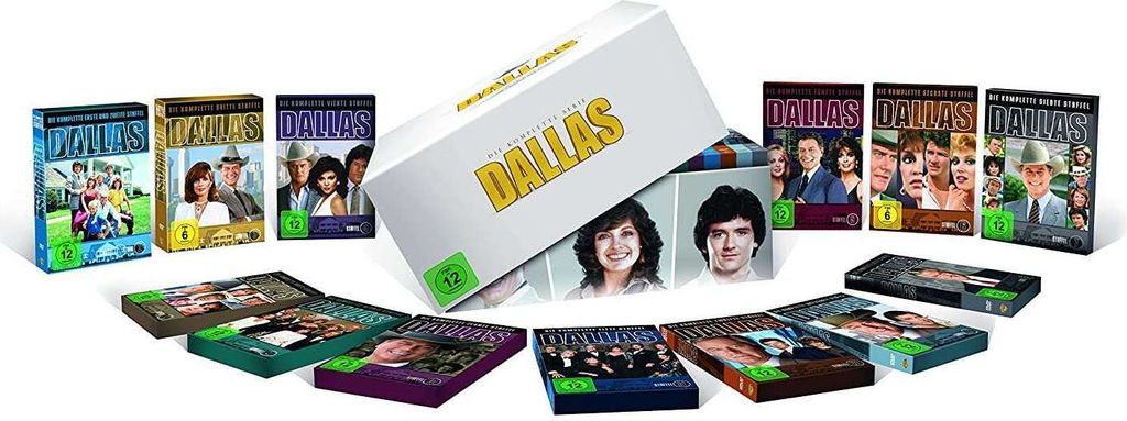 Dallas: Komplettbox: Staffel 1-14 Immagine del prodotto 