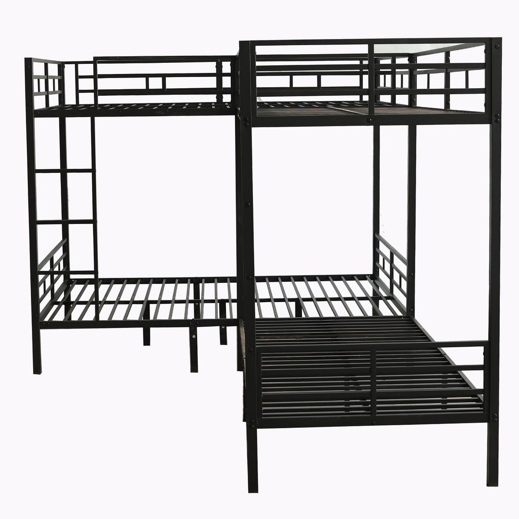 Flieks Etagenbett 90x200cm/140x200cm, Jugendbett Metallbett Produktbild 