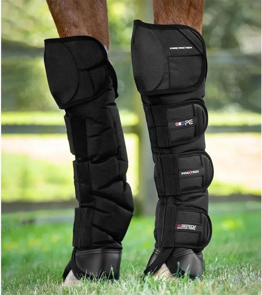 Stivali da Viaggio Premier Equine Ballistic Pro-Tech Nero L | Protezione Ginocchio