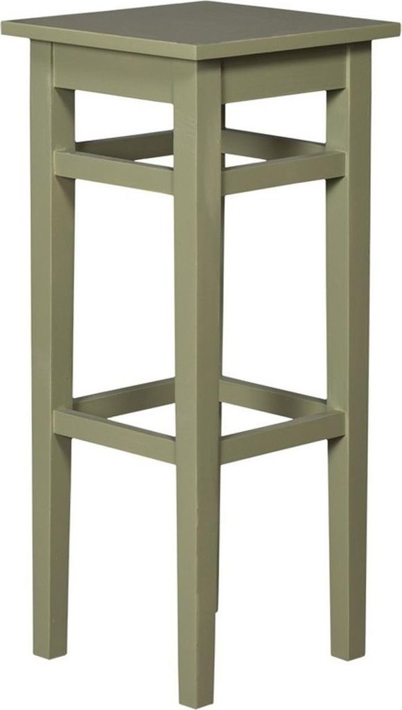 Casa Padrino Landhaus Stil Bar Hocker Massivholz - Shabby Chic Landhaus Stil Barhocker Bar Stuhl