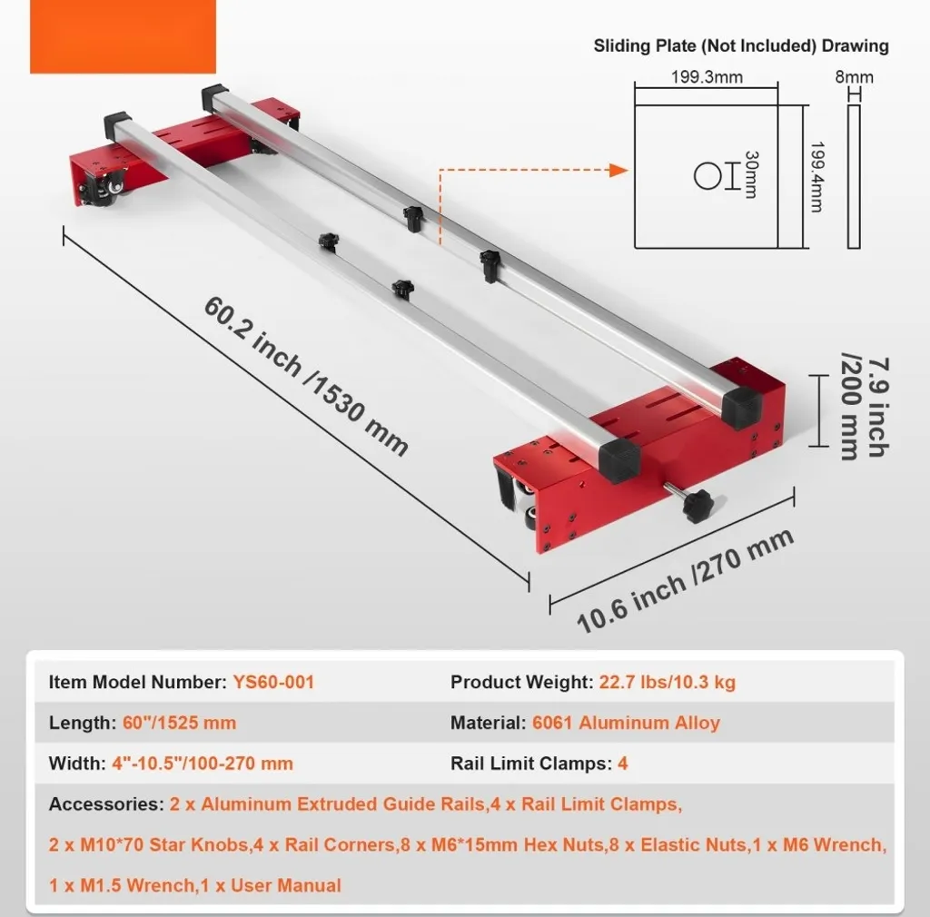 Dispositif de surfaçage pour défonceuse 1525mm - Fraiseuse de précision - 7