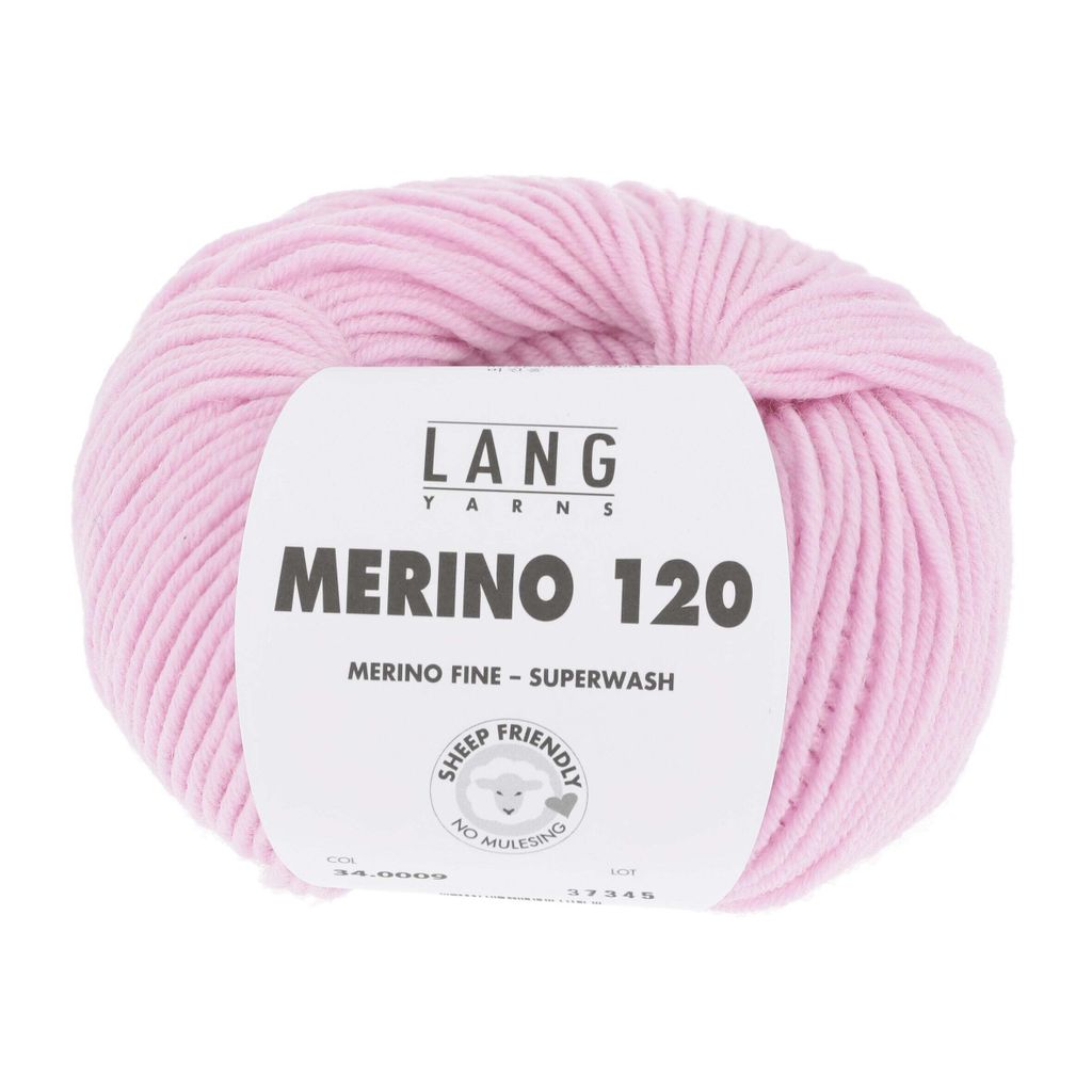 MERINO 120 von LANG YARNS (0009 - rosa)