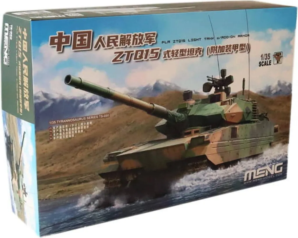 Char PLA ZTQ15 Type 15 avec blindage additionnel - Modèle réduit 1/35
