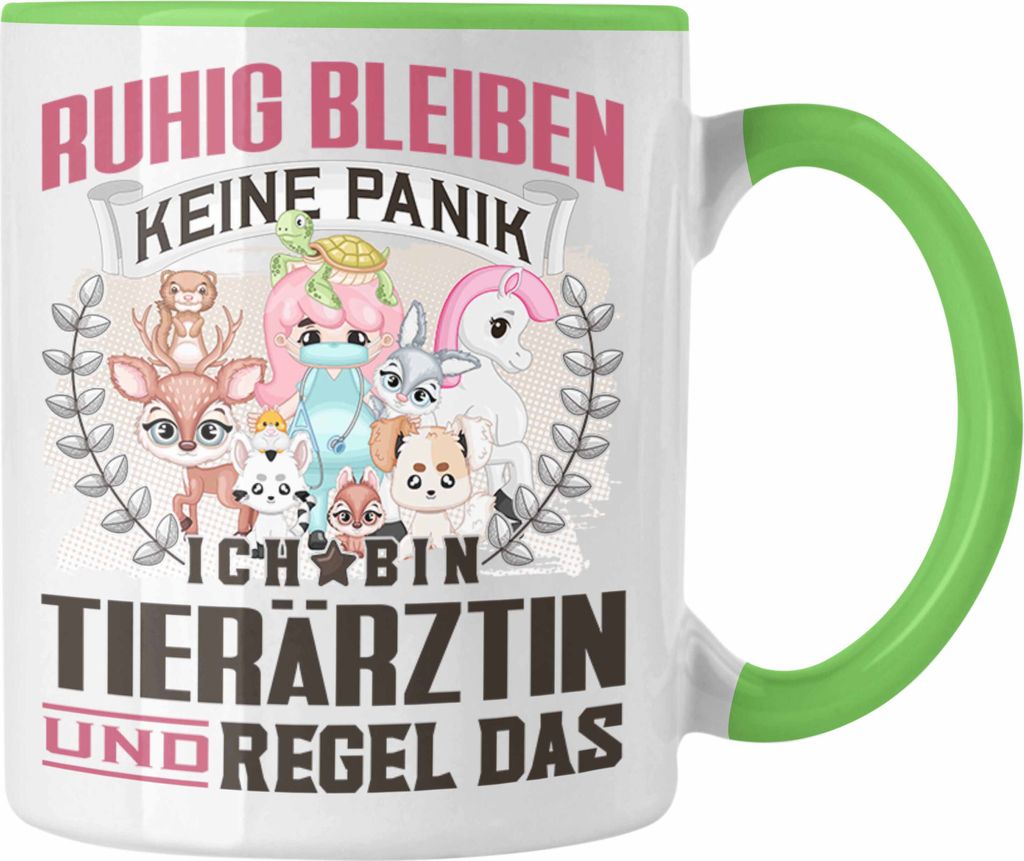Trendation - Tierärztin Tasse Geschenk Lustiger Spruch Produktbild 