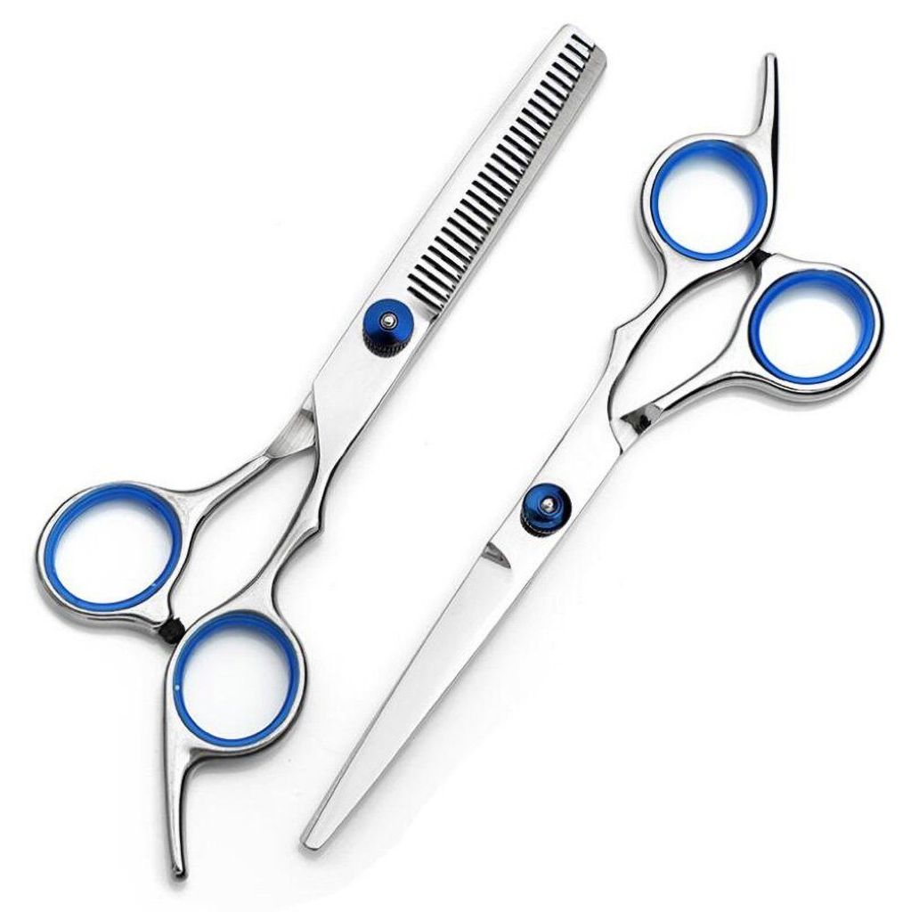 Professionelle Friseurschere 14 Cm, Schwarz – Aus Japanischem Edelstahl, Scharfe Klingen, Verstellbare Schraube