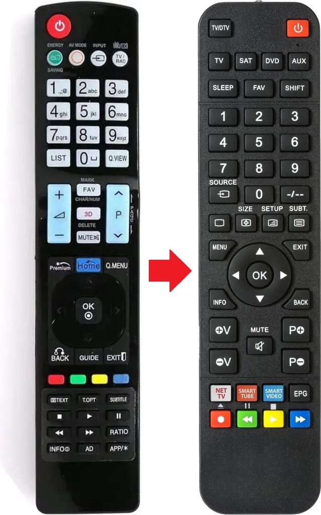 Fernbedienung passend für LG 37LV550T | 37LV550T-ZC | 37LV550TZC