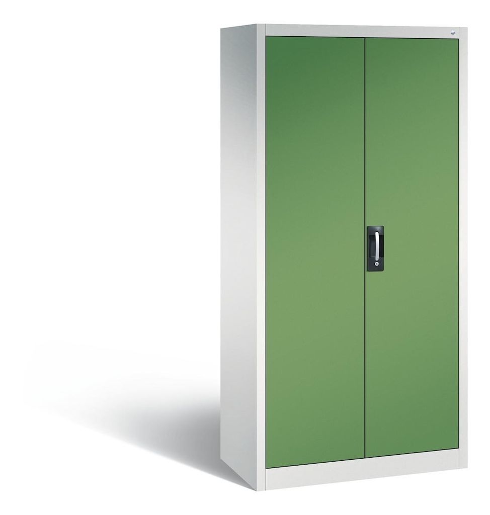 C+P Flügeltürenschrank Acurado, H1950xB930xT500mm, 7035/6011