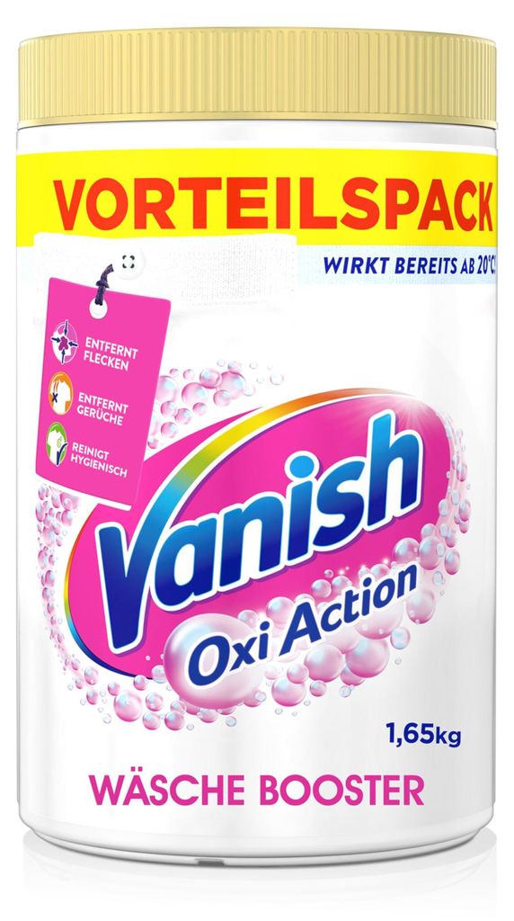 Vanish Oxi Action Powerweiss Pulver – 1 x 1,65 kg – Produktbild 
