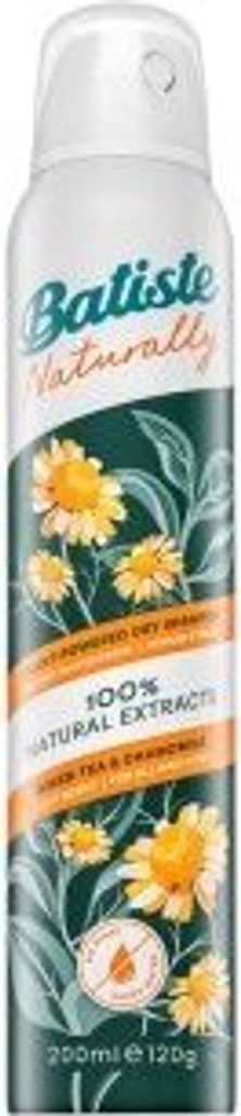 Batiste Naturally Green Tea & Chamomile trockenes Shampoo für schnell fettendes Haar 200 ml