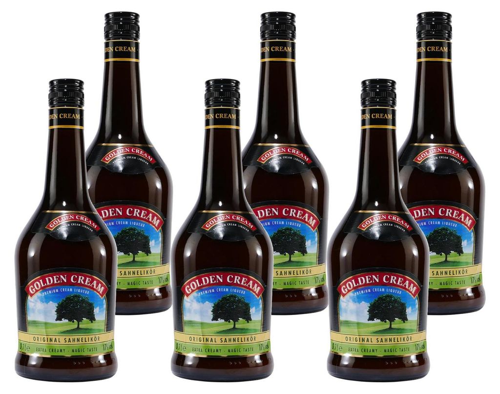 Golden Cream Sahnelikör (6 x 0,7L) Produktbild 
