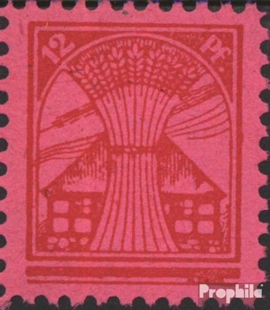Briefmarken Sowjetische Zone (All.Bes.) 1945 Mi 19x VII, keilförmiger Fleck am Rundbogen (Feld 61) postfrisch Mecklenburg 1.Ausgabe