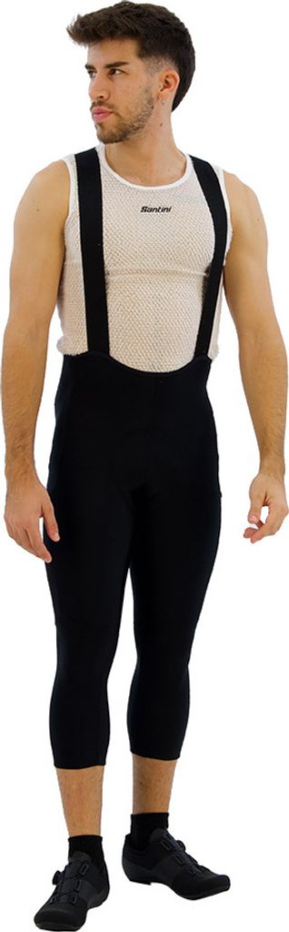 Santini Git Cargo Lange Trägerhose Schwarz S Herren Schwarz S