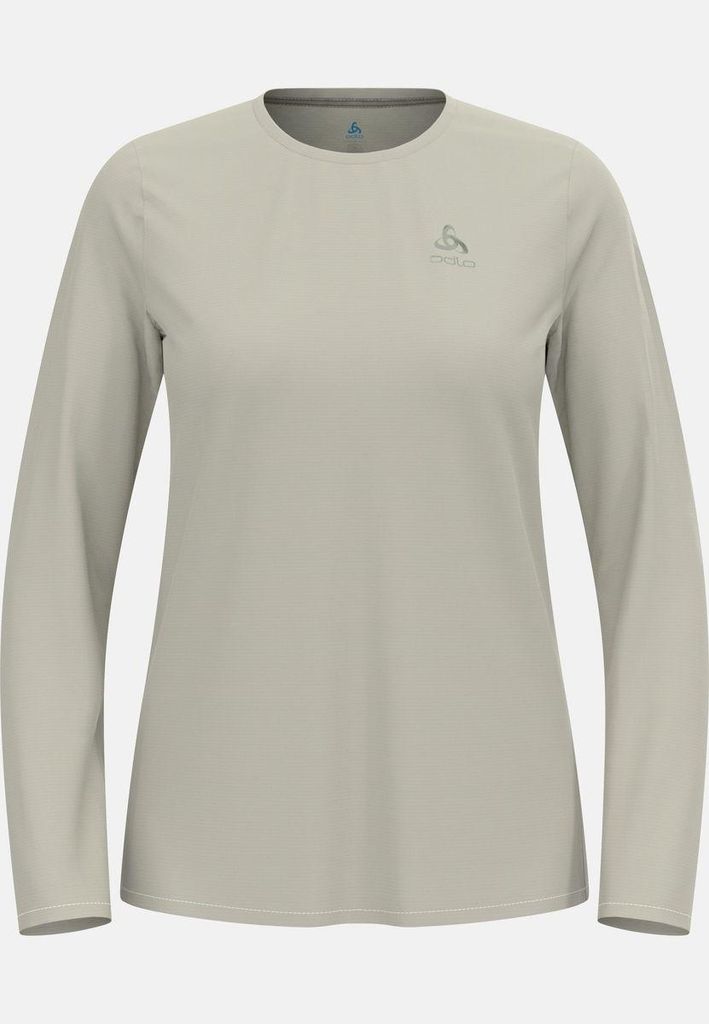 Zeroweight Chill-Tec Langarm-Laufshirt 2.0, Damen - Odlo, Farbe:10867 agate gray, Größe:XL