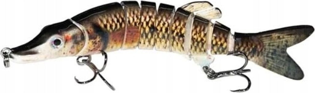 Wobbler ANGELN Köder HECHT ZANDER WELS Geteilt 8-segmentig 9cm 7g