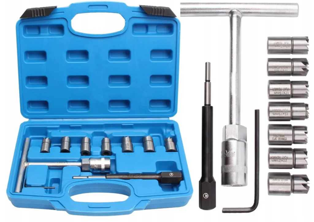 Fraiseuse pour puits d'injecteur Mercedes et BMW kit de réparation 10p