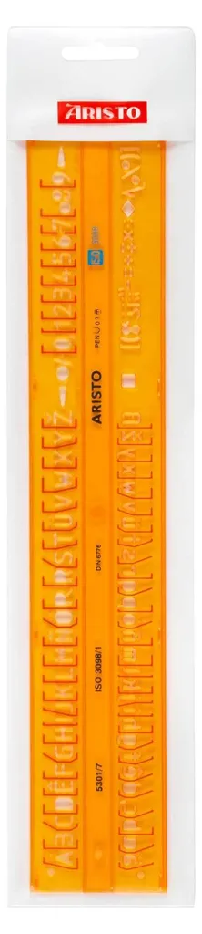 Gabarit de Traçage ARISTO AR5301/7 Jaune : Haute Visibilité et Précision
