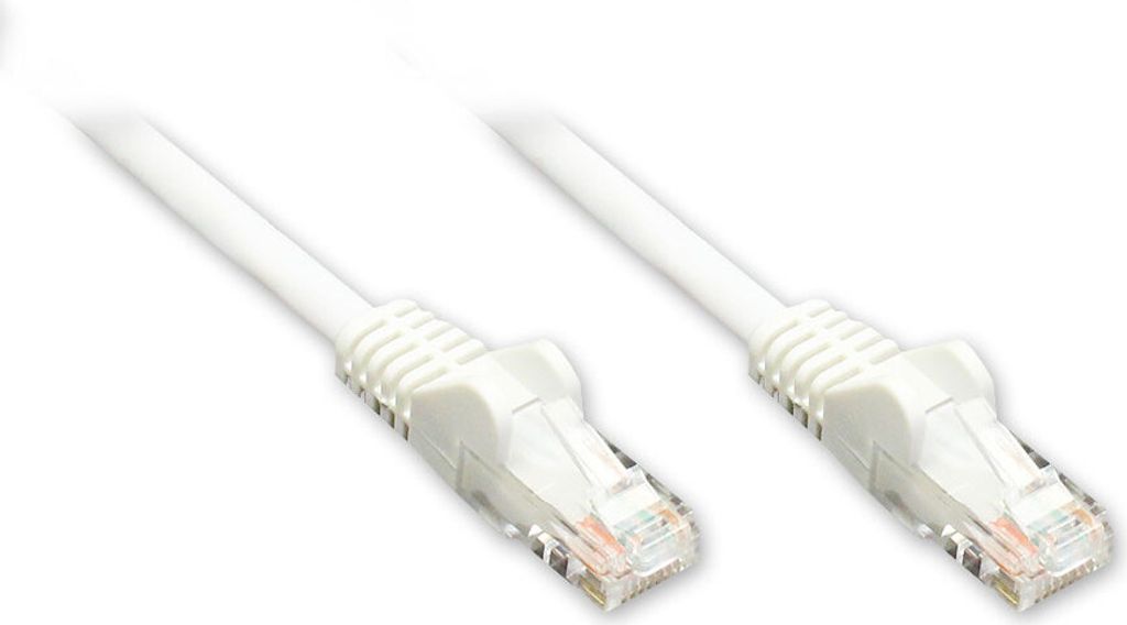 Patchkabel, Cat. 6, U/UTP, weiß, 0,25m, Good Connections® Produktbild 