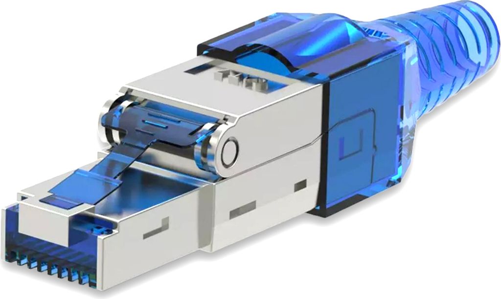 Netzwerk Stecker CAT 7 Werkzeuglos RJ45 CAT7 Netzwerkstecker für Netzwerkkabel