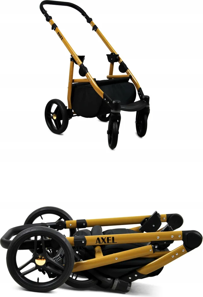 Poussette pour Chat 3-en-1 Axel Olive Combinaison Multi-usage BabyLux