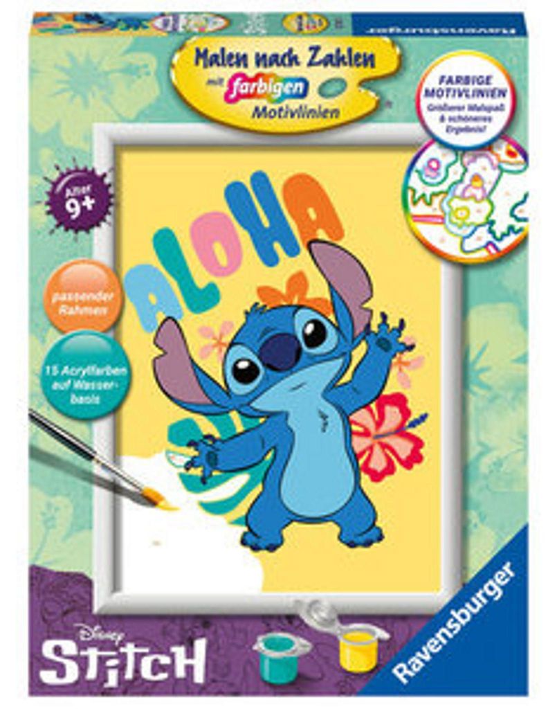 Zestaw malarski Disney Aloha Stitch 18 x 24 cm *Wydanie Immagine del prodotto 