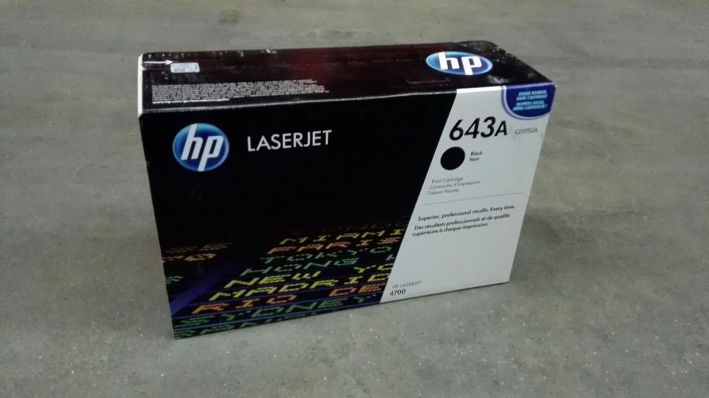HP 643A Schwarz Original LaserJet Tonerkartusche, 11000 Produktbild 