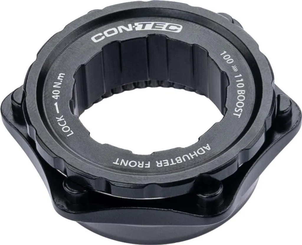 CONTEC Ct Adaptateur Adhubter Front V.100 à 110mm Noir pour Moyeu Avant