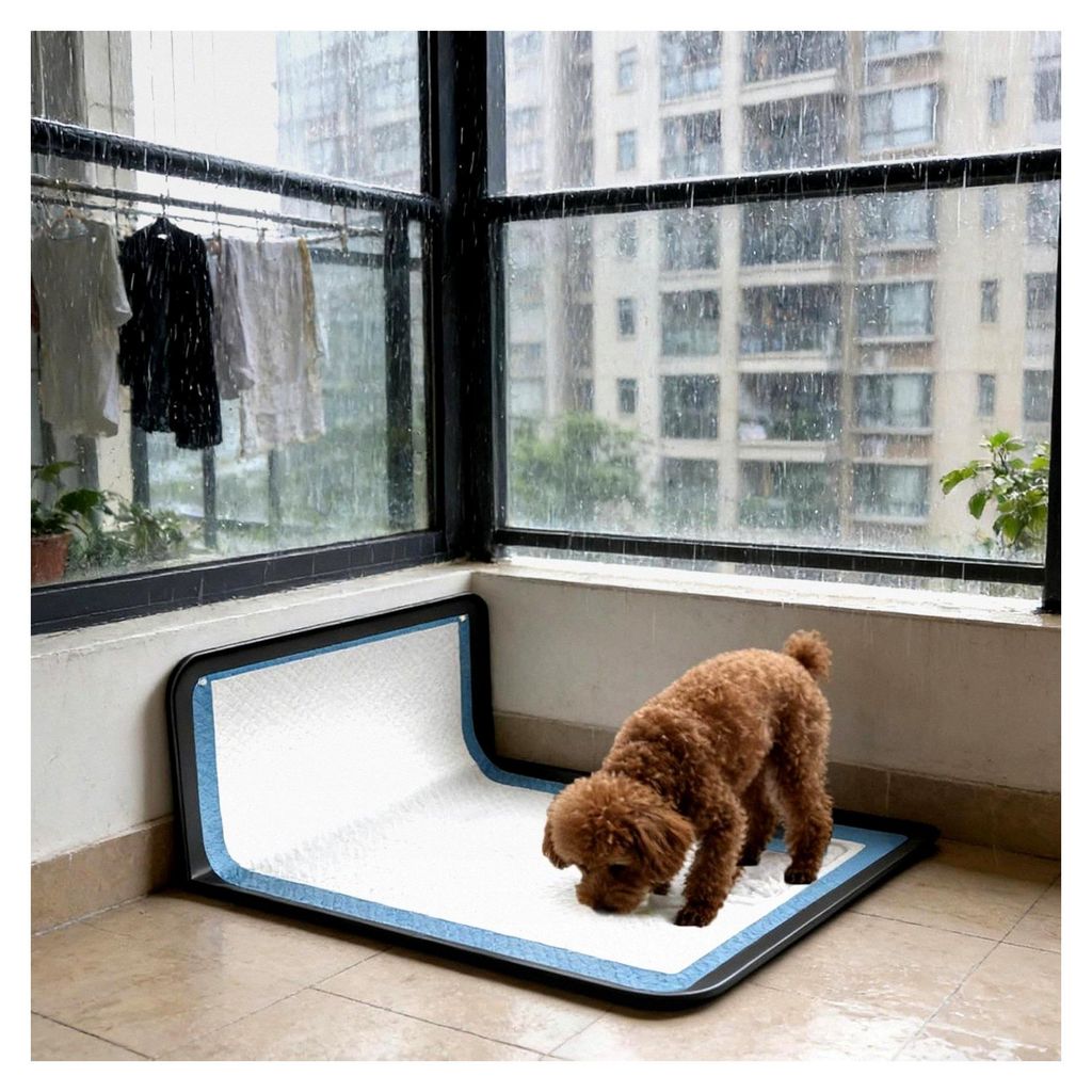 Welpen-Töpfchen-Tablett – Kompaktes Silikon, faltbare Haustiertoilette – Halter für Welpen-Pads | für kleine Hunde und Katzen, Reisen, Autor...
