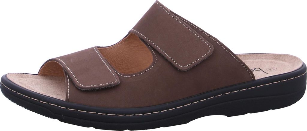 Belvida  Herrenschuhe Hausschuhe Pantolette Braun Freizeit Produktbild 