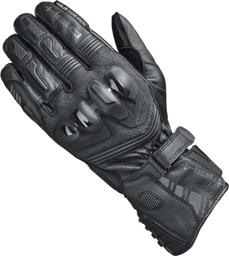 Gants Held Evo-Thrux 3 Noir Taille 10 : Gants Sportifs en Cuir de Chèvre