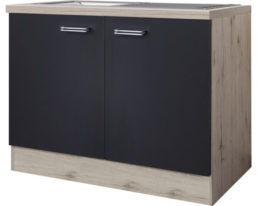 Kuchyňská skříňka pod dřez Flex Well Santo 100 cm antracit Obrázek produktu 