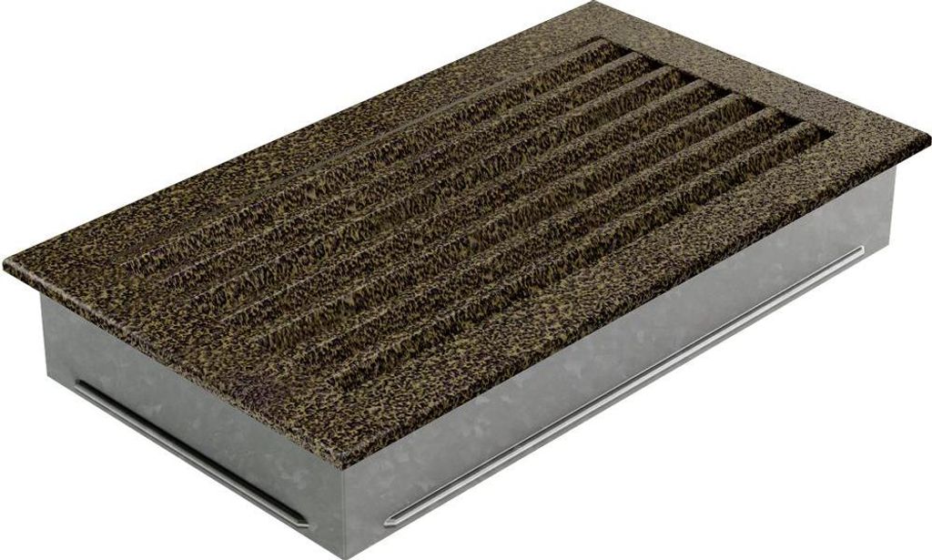 Lüftungsgitter FRESH 17x30 schwarz und gold