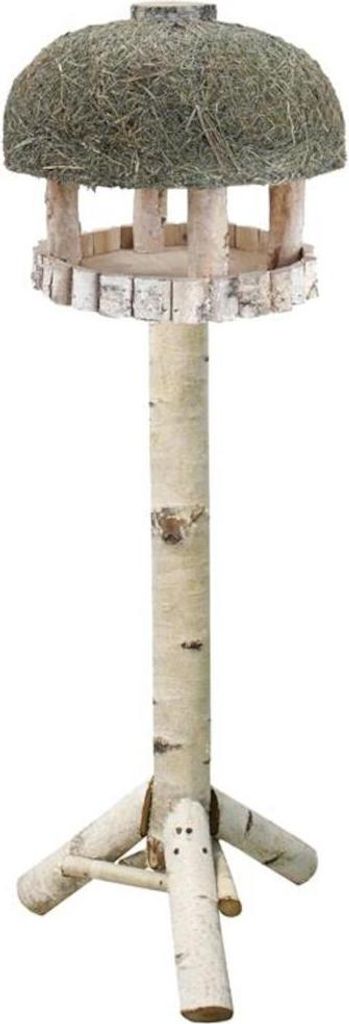 Vogelhaus Fabius + Ständer Birke 100 %