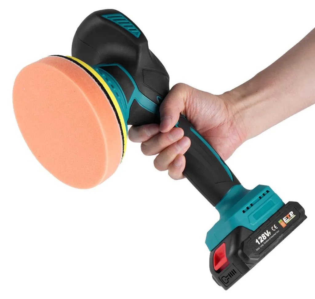 Polisseuse portable à 6 vitesses réglables avec 2 piles lithium