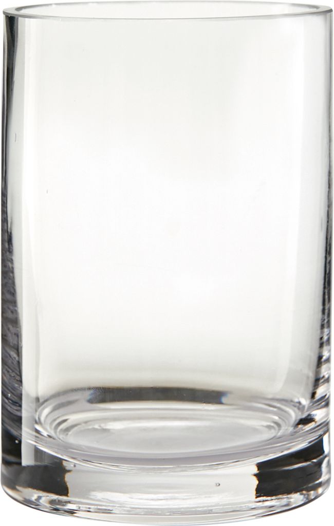 Dekoglas Vase ZYLINDER H. 15cm D. 10cm Glas klar rund Produktbild 