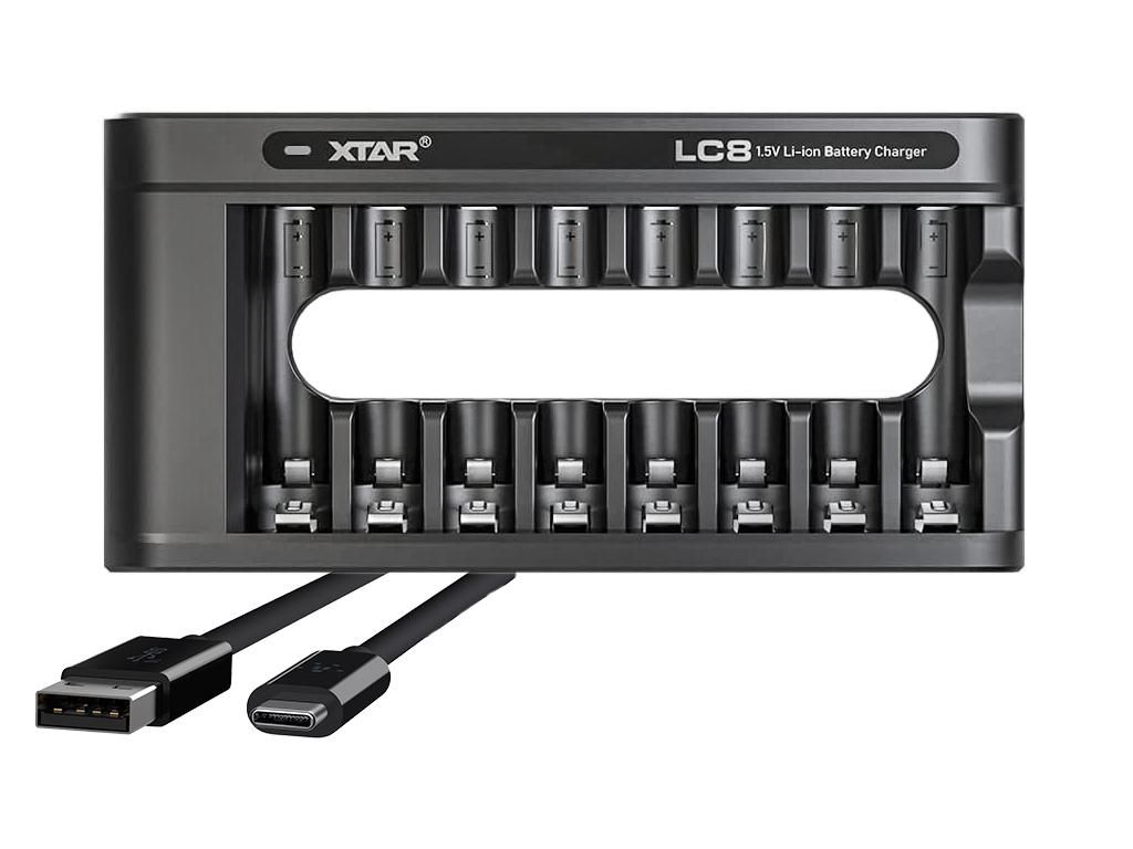 Caricabatterie per batterie agli ioni di litio tipo AA, Immagine del prodotto 