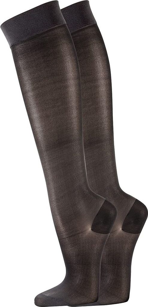 TippTexx 24 5 Paar Damen Reisekniestrümpfe, Produktbild