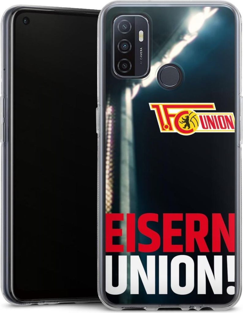 DeinDesign Handyhülle für Oppo A53 Silikon Hülle Case Smartphone Schutzhülle 1. FC Union Berlin Fanartikel Fußball