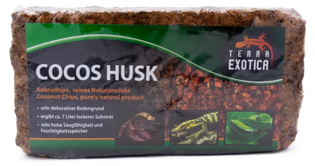Cocos Husk Terrariensubstrat Kokoschips grob, ca. 500 g, Produktbild 