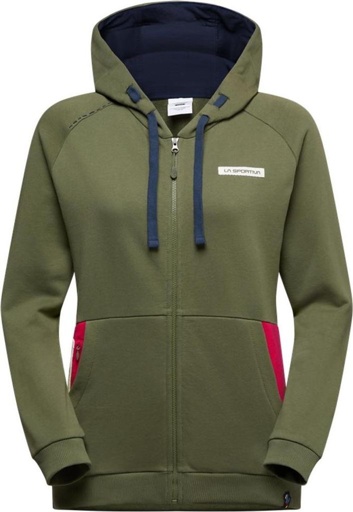 Kaos Hoody W, Cypress/Azalea, M, ZACW029E47P19M, Climbing Damen Pullover - La Sportiva