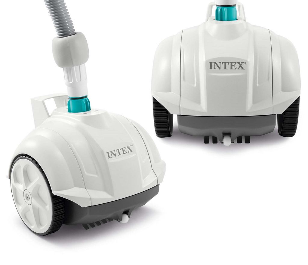 Intex ZX50, Roboter-Pool-Reiniger, Pool, Grau, Weiß, Boden, Produktbild 