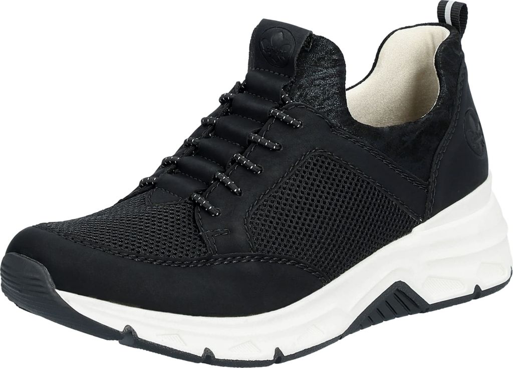 Rieker Sportliche Schnürschuhe Damen 31373433383131 Schwarz 42 EU