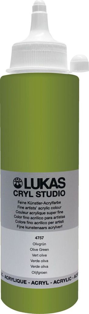 Lukas Cryl Studio Vernice acrilica Verde oliva 250 ml 1 pz Immagine del prodotto 