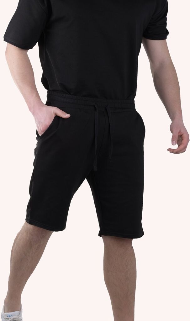 Kurze Hose Trainingshose Sporthose Sommer Shorts Hose Fitness Jogger JH-5011 L Schwarz