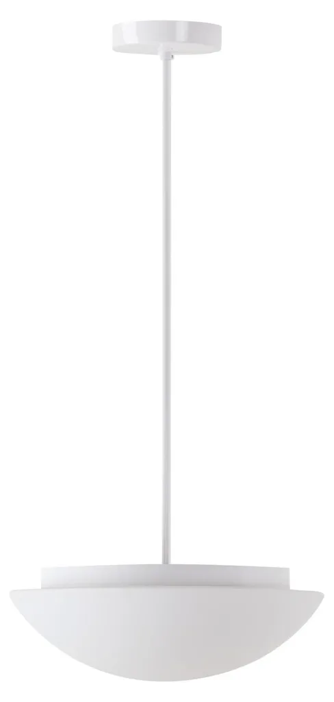 Luminaire Suspendu IP40 AURA P3 Verre Opale 2x75W pour Grand Volume