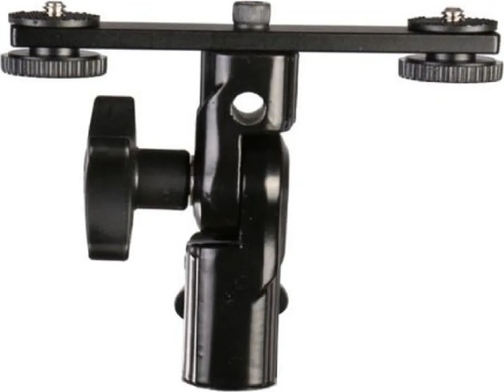 Support Falcon Eyes CLD-14A pour Combiner Deux Flashs sur Pied d'Eclairage - 3