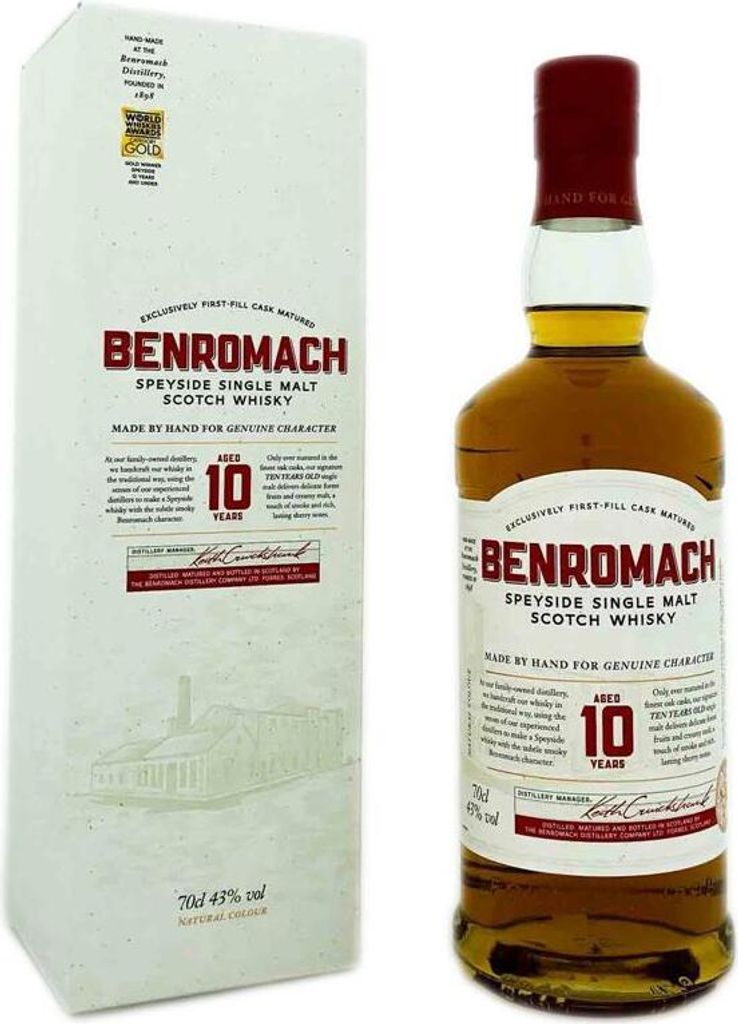 Benromach 10 Years Old  Speyside Single Malt Scotch Whisky Produktbild 7