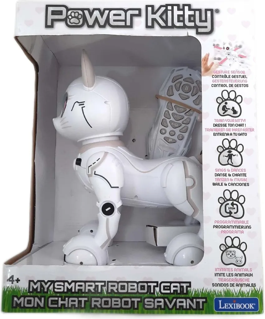 Power Kitty Mon chat robot télécommandé programmable et tactile Lexibook - 14