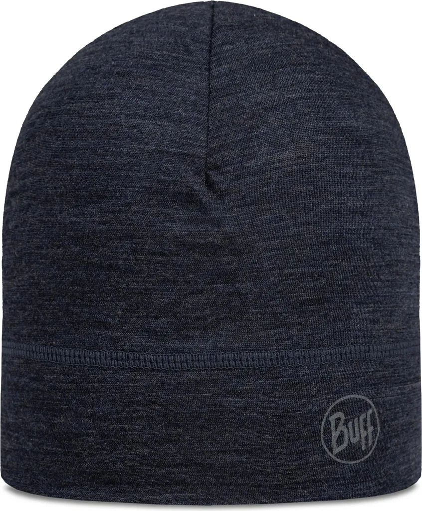 Bonnet de Sport en Laine Mérinos Buff Lightweight Gris Anthracite