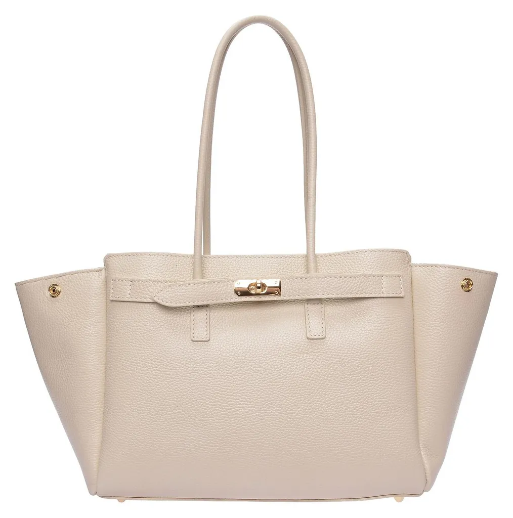 Sac à main bandoulière beige Isabella Rhea IR 177T en cuir pour femme